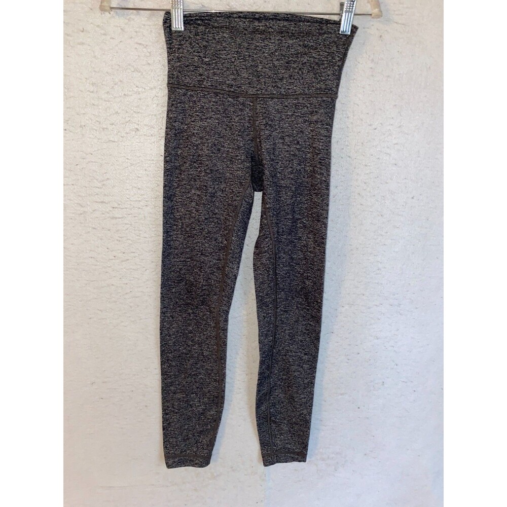 Lululemon XS Womens Pant Legging Black High Waisted Stretch Activewear Athletic